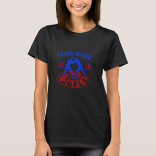 Wrestling Team Template, Wrestling Funny Gift Men, T-Shirt