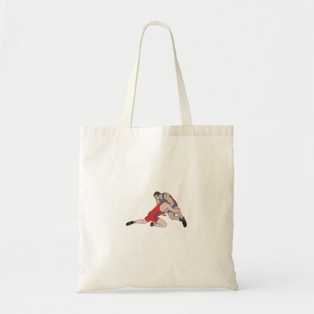 Wrestling Tote Bag (Front)
