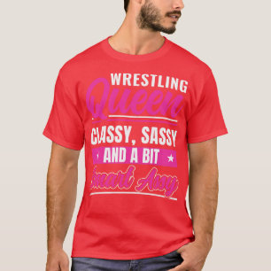 Wrestling Women Funny Wrestling Wrestle Wrestler T-Shirt