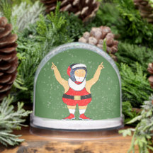 Wrestling Wrestler Holiday Gift Snow Globe