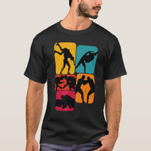 Wrestling wrestling Retro Design T-Shirt