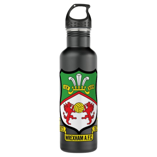 Wrexham AFC Classic 710 Ml Water Bottle (Front)