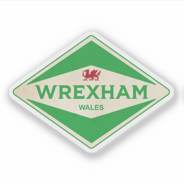 Wrexham Wales Vintage (Front)