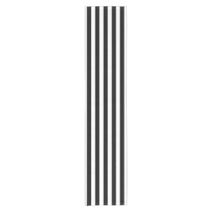 Wride Stripes Pattern black + your backgr. Short Table Runner