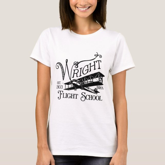 Wright Bros. Flight School T-Shirt (Front)