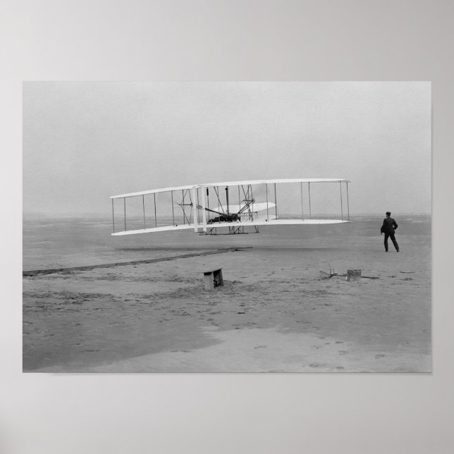 Wright Brothers First Flight Poster (Front)
