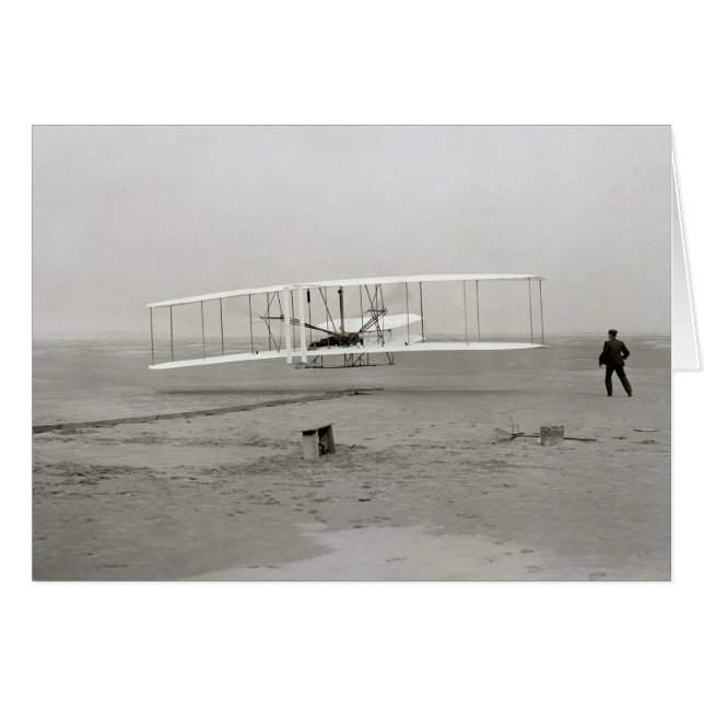 Wright Brothers Flyer First Plane Flight Aviation (Front Horizontal)