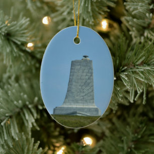 Wright Brothers Memorial Kitty Hawk Ceramic Tree Decoration