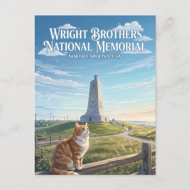 Wright Brothers National Memorial USA Postcard (Front)