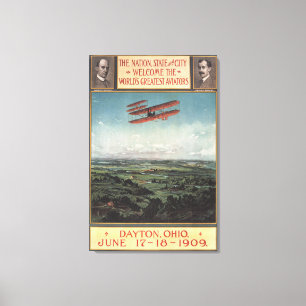 Wright Brothers Plane Canvas Print