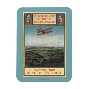 Wright Brothers Plane Magnet