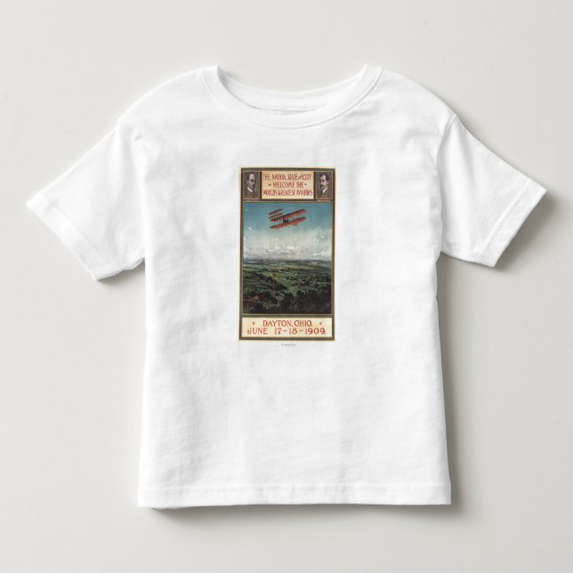 Wright Brothers Plane Toddler T-Shirt (Front)