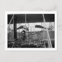 Wright Brothers Plane with Pilot and
