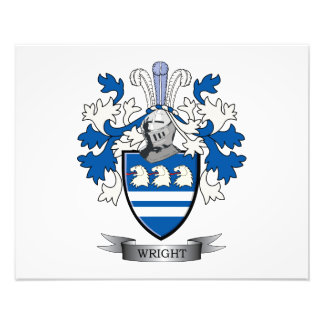 Wright Coat of Arms Photo Print