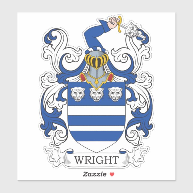 Wright Family Crest (Sheet)