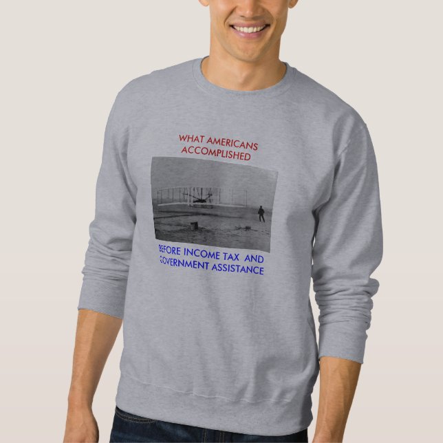wright-flyer BEFORE INCOME TAX ... Sweatshirt (Front)