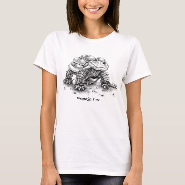 Wright on Time Books Turtle T-Shirt (Front)