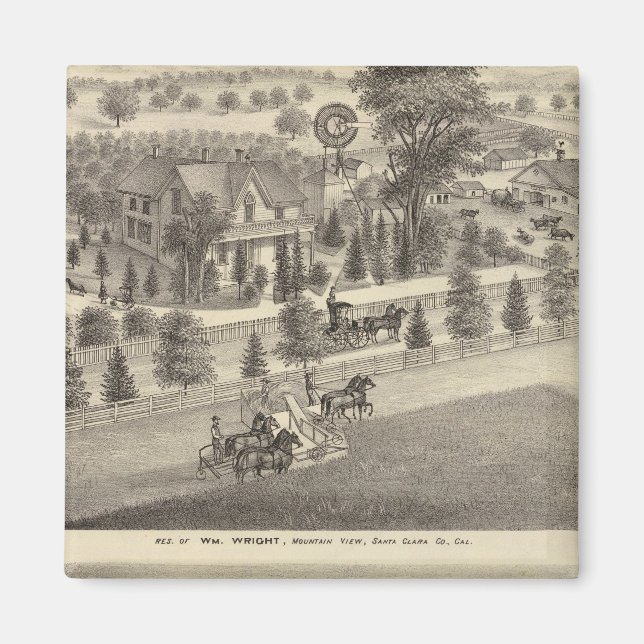 Wright, Putnam residences Magnet (Front)