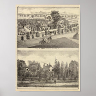 Wright, Putnam residences Poster