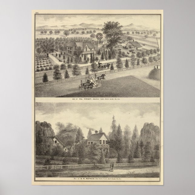 Wright, Putnam residences Poster (Front)