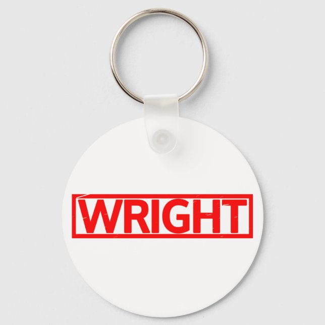 Wright Stamp Key Ring (Front)