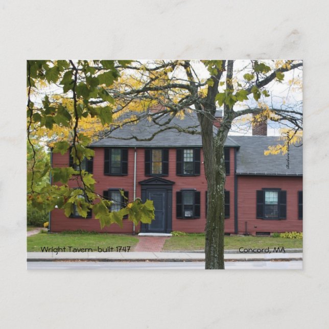 Wright Tavern Postcard (Front)