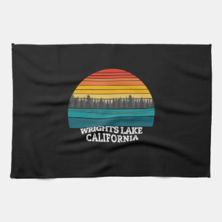 Wrights lake California Tea Towel