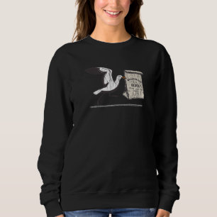 Wrightsville Beach NC Summertime Vacationing Seagu Sweatshirt
