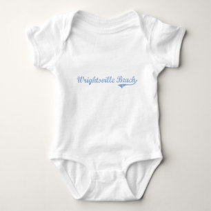 Wrightsville Beach North Carolina Classic Design Baby Bodysuit