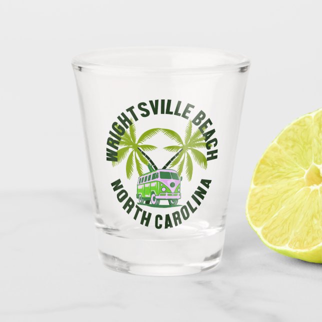 Wrightsville Beach,North Carolina Shot Glass (Front)