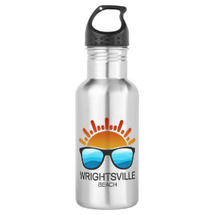 Wrightsville Beach North Carolina Sunglasses 532 Ml Water Bottle