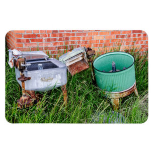 Wringer Washer and Laundry Tub Magnet