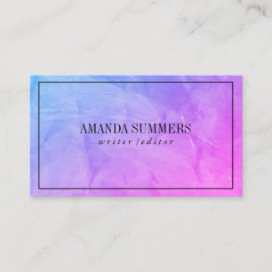 Wrinkle Texture Business Card