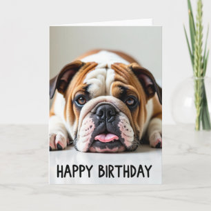 Wrinkled Dog Birthday Card