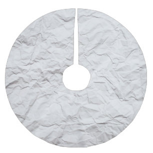 Wrinkled paper texture, detailed background. brushed polyester tree skirt
