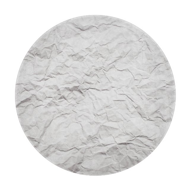 Wrinkled paper texture, detailed background. cutting board (Front)