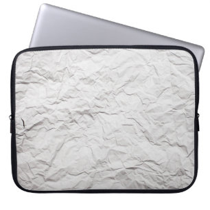 Wrinkled paper texture, detailed background. laptop sleeve