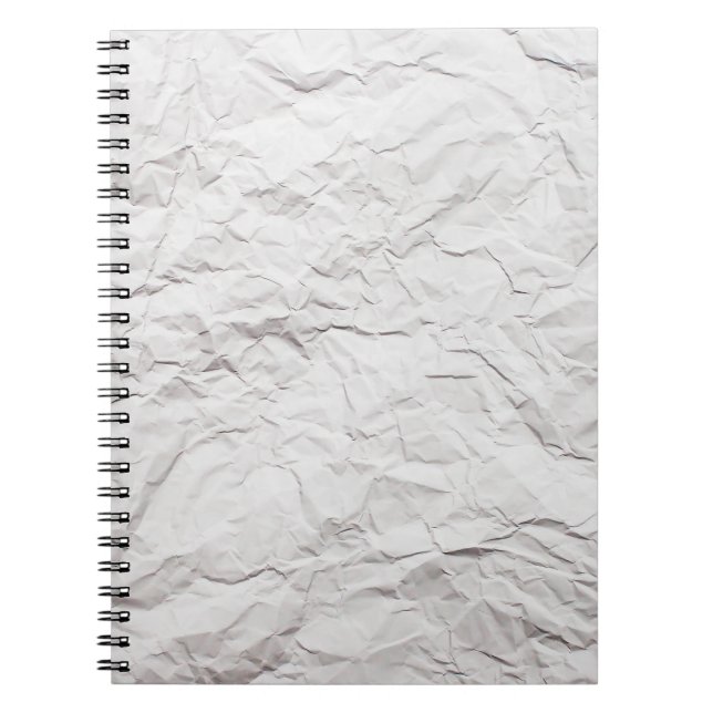 Wrinkled paper texture notebook (Front)