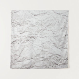 Wrinkled paper texture tapestry