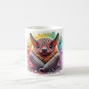 Wrinklefaced Bat 200724AREF121 - Watercolor Coffee Mug