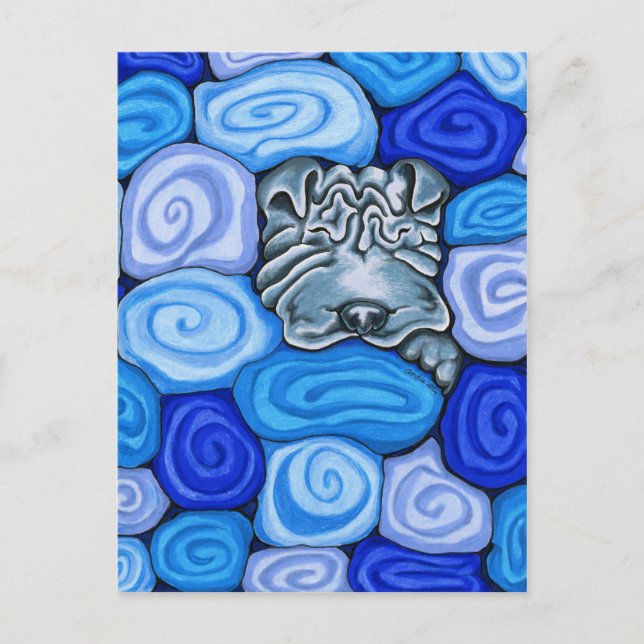 Wrinkles In Towels Postcard (Front)