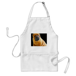 Wrinkles, The Chinese Shar Pei Puppy Dog Standard Apron