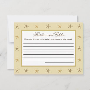 Writable Advice Card Sandy