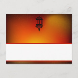 Writable Place Card Moroccan Lantern