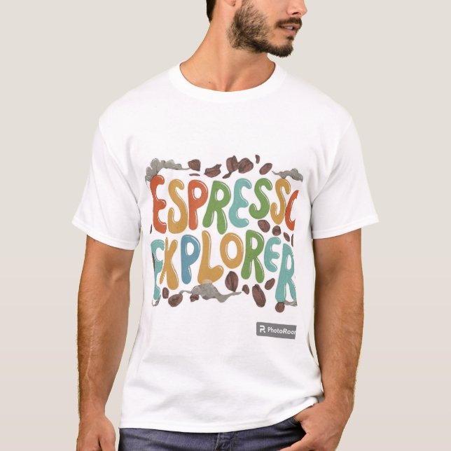 Write a short  of the t-shirt design fo (Front)