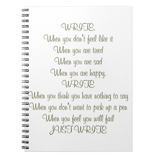 Write! Blank Book (Front)