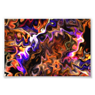 Write Dreams trippy Modern Art 1.9 Photo Print