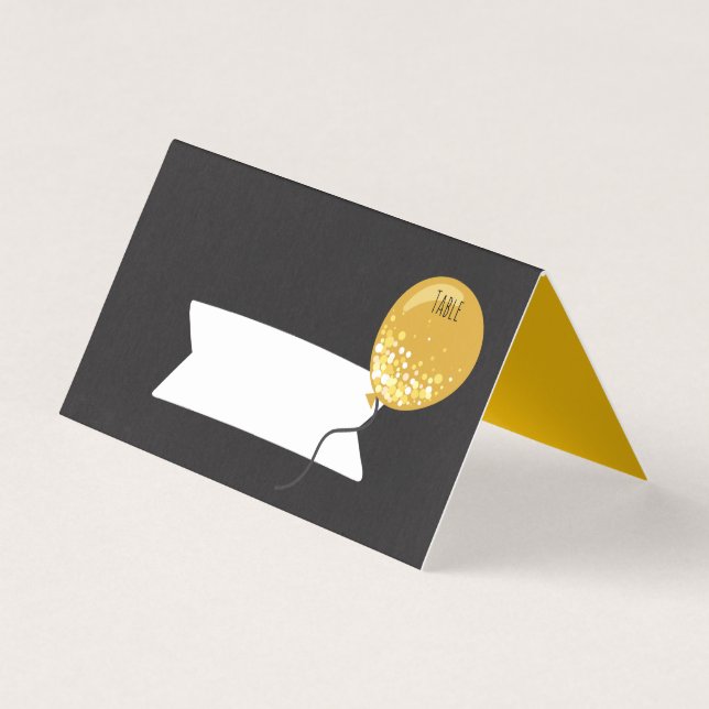 Write In Style 50th Anniversary Place Cards (Front)