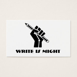 Write is Might