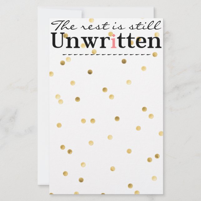 Write Me Stationery (Front)